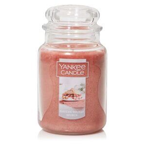 Yankee Candle Parisian Holiday Brunch Sweet Scented Fragrant Glass Jar 22 Oz New